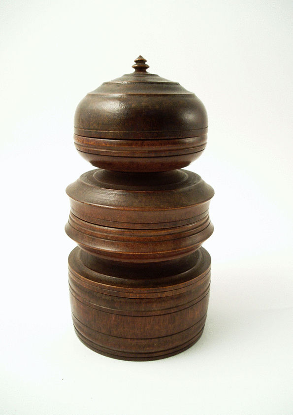 Unusual Three Tier Spice Tower