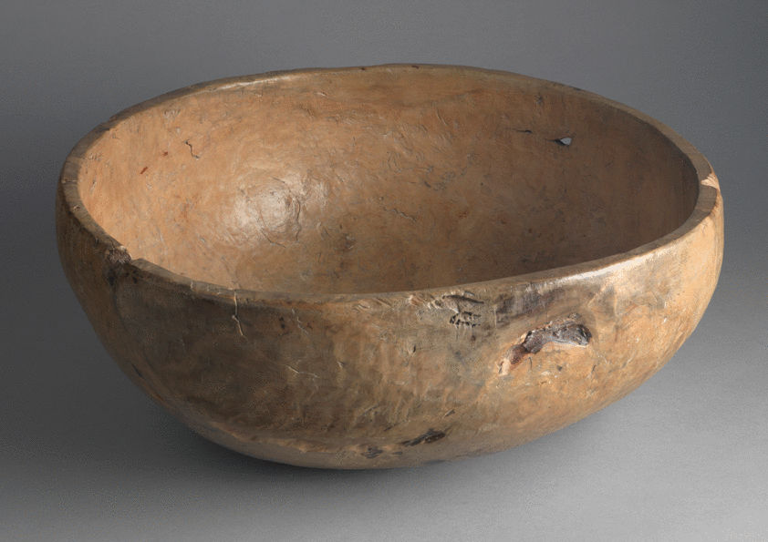 Large Natural Root Burr Bowl