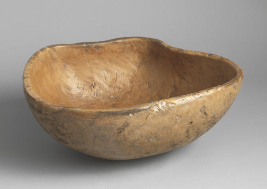 Early Domestic Root Wood Serving Bowl