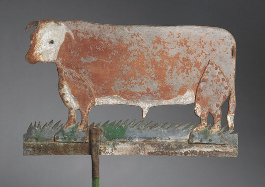 Unusual Cow Form Weathervane