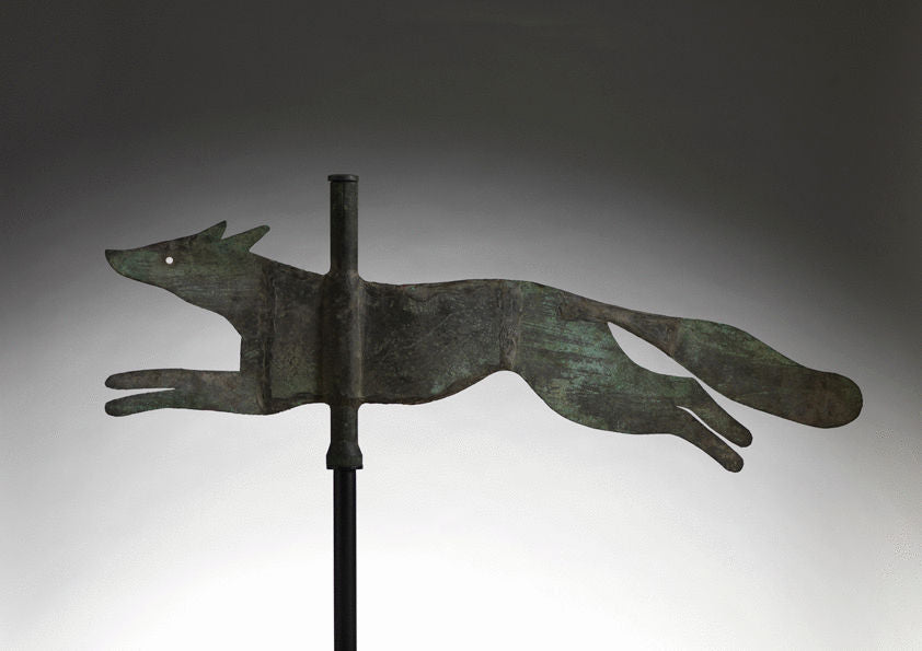 Running Fox Weathervane