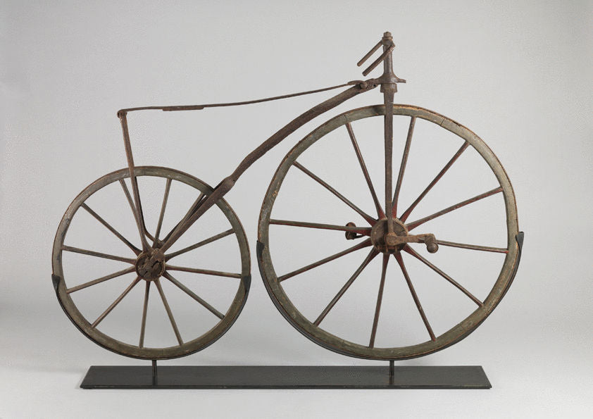 Sculptural Early Boneshaker Bicycle