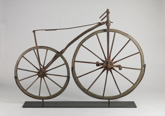 Sculptural Early Boneshaker Bicycle