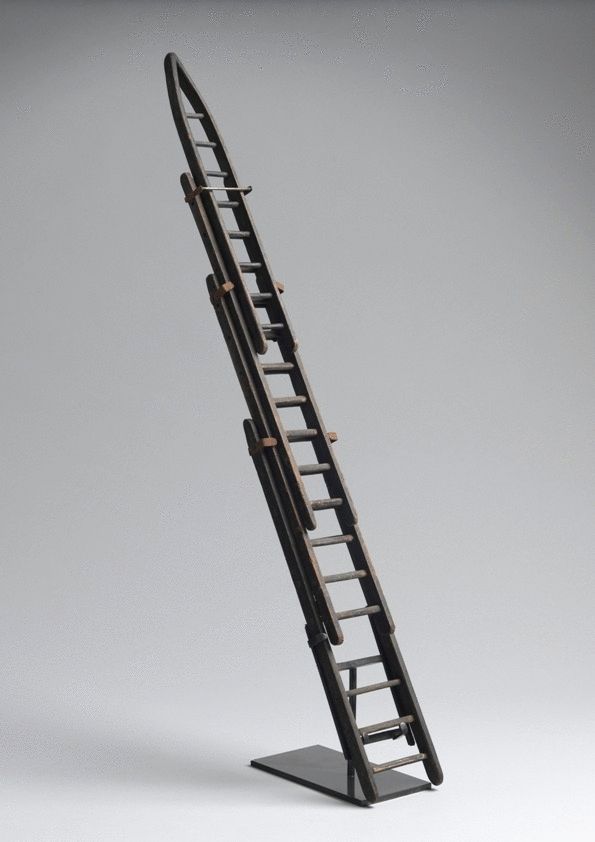 Unusual Miniature Extending Four Section Ladder