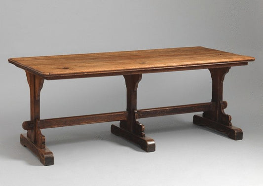 Fine Three Legged Trestle Refectory Table