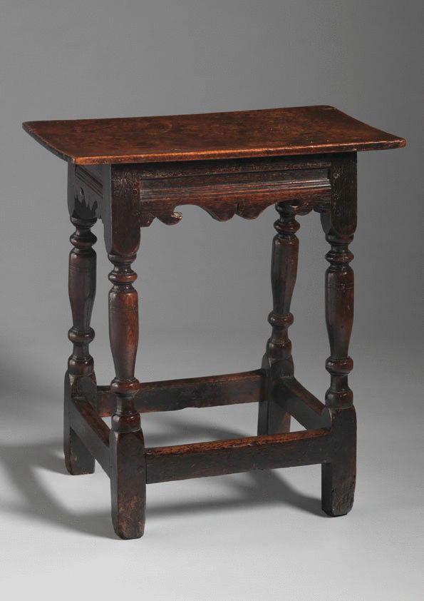 Exemplary Early 'Joyned' Table or Stool