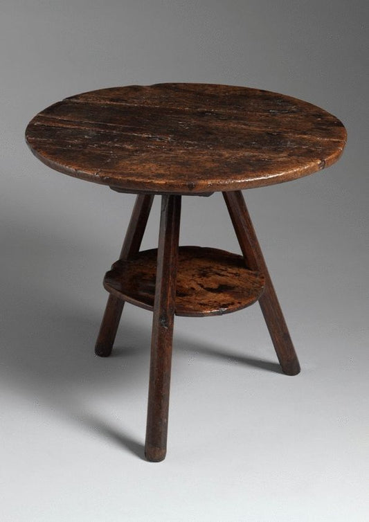 Sculptural Primitive Tavern Cricket Table