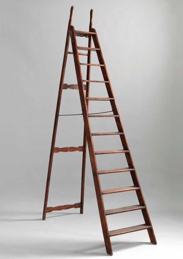 Stylish Early Tradesman's Stepladder