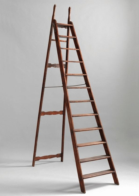 Stylish Early Tradesman's Stepladder