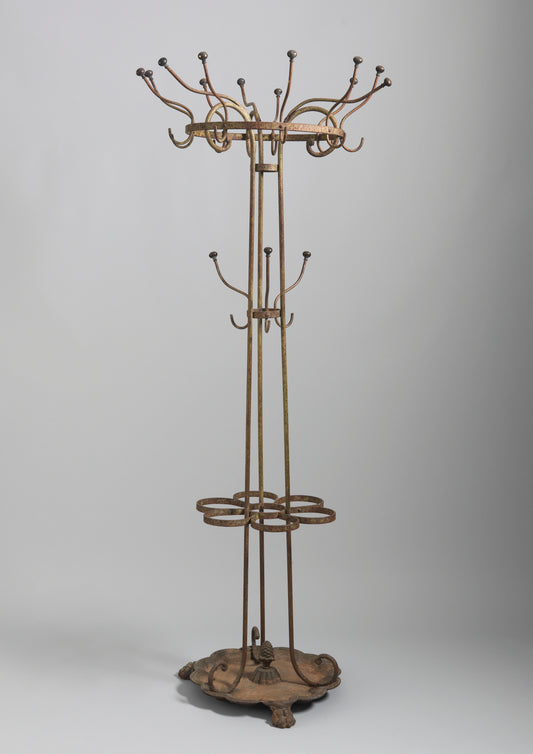 Early Ironwork Hat, Coat and Umbrella Stand