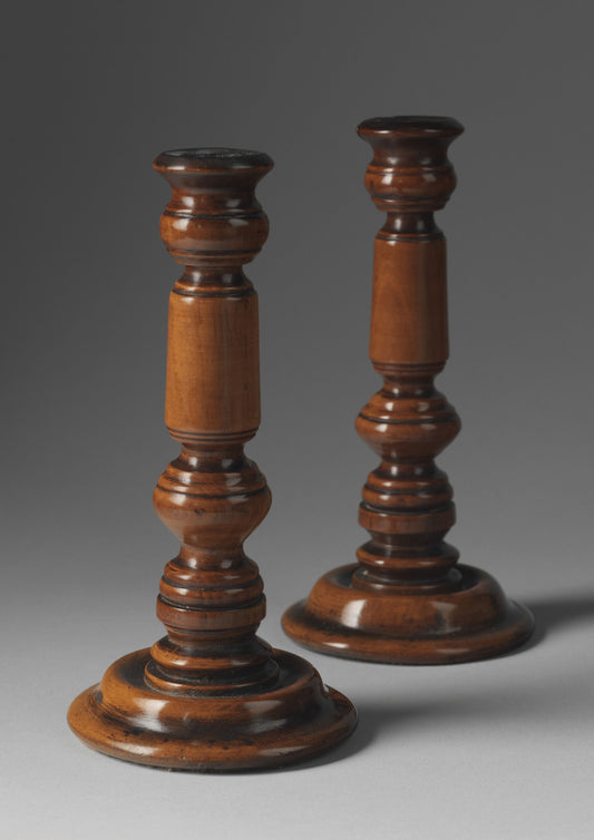 Fine Pair of Georgian Table Candlesticks