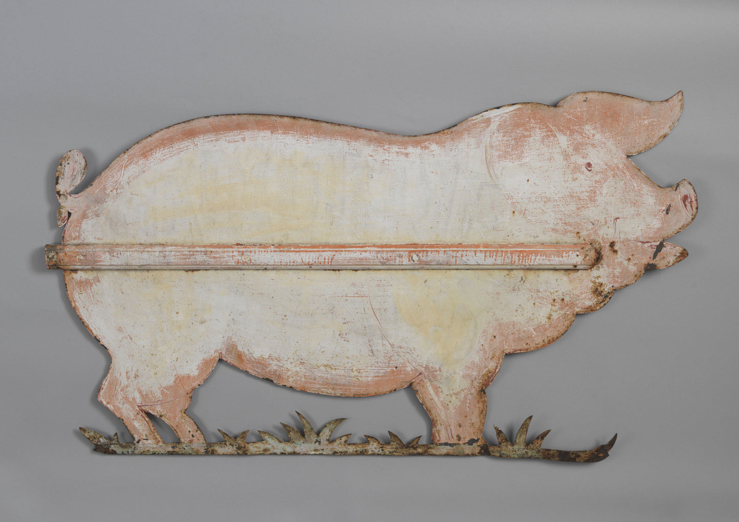 Silhouette Pig Form Butcher's Trade Sign