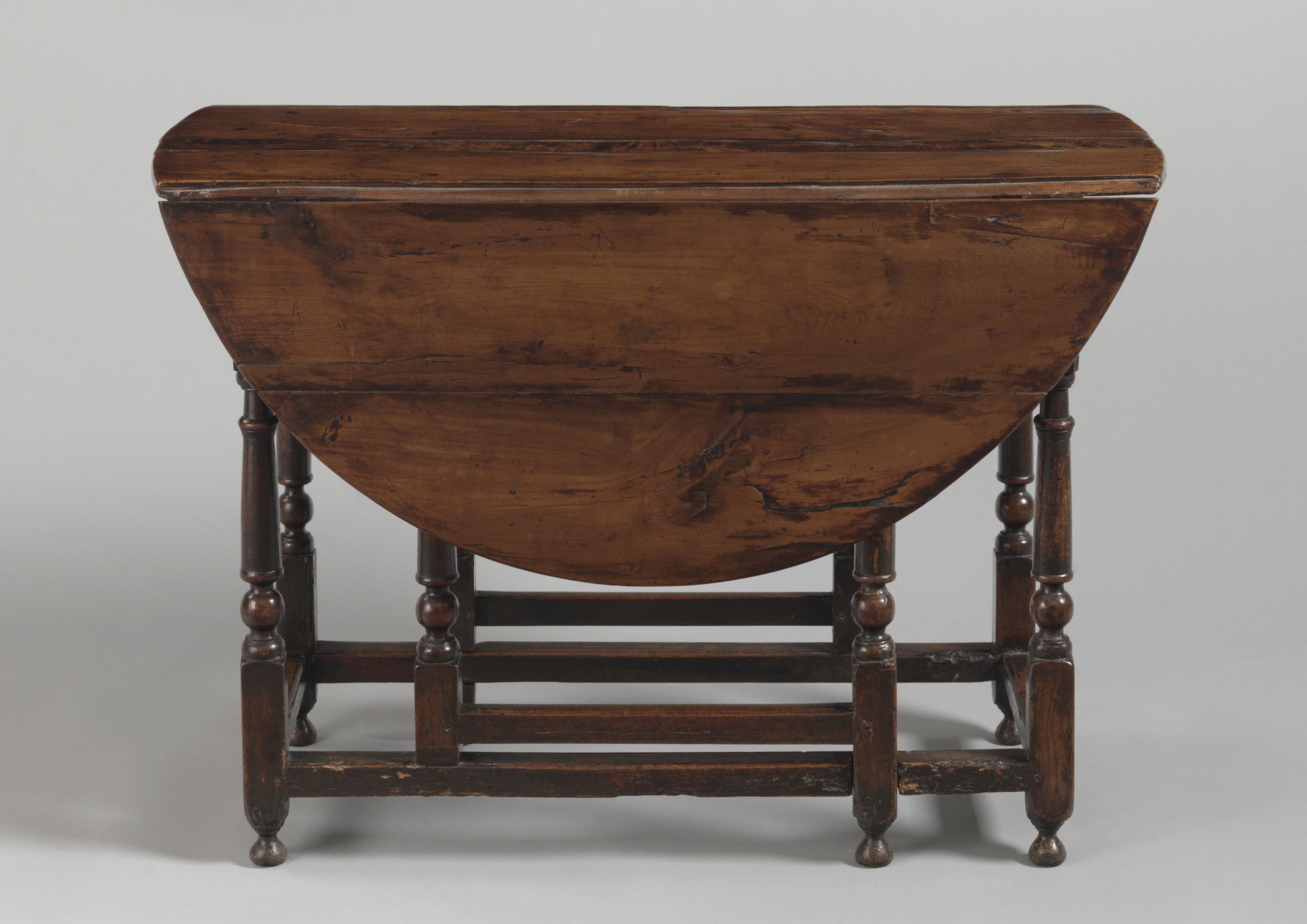 William and Mary Period Oval Table.