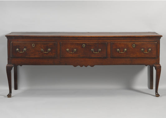 Handsome Georgian Cabriole Legged Serving Dresser