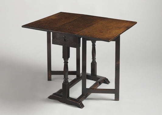 Rare Diminutive William and Mary Drop Leaf Table