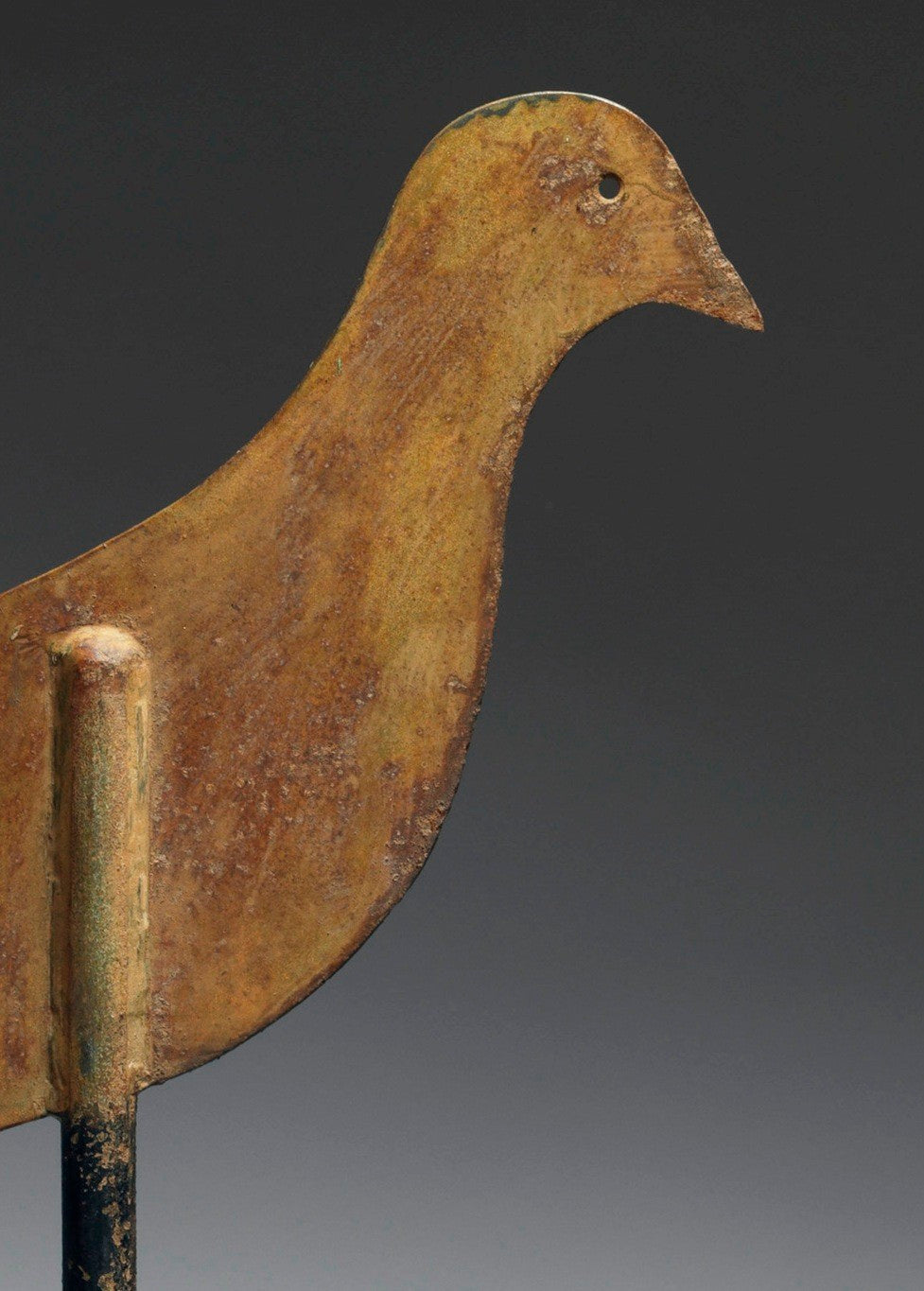 Graphic Stylised Dove Form Weathervane