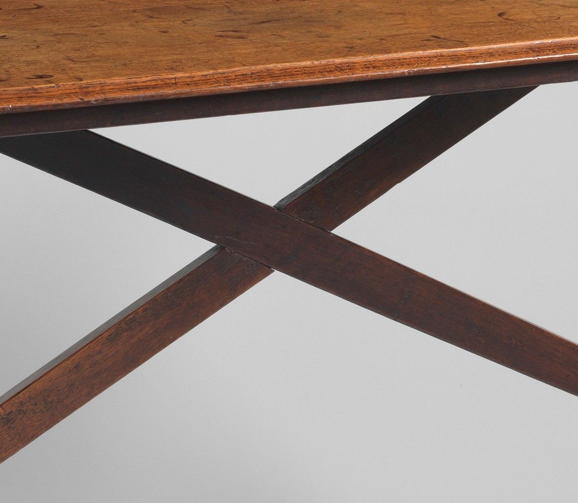 Diminutive Trestle Ended Tavern Table