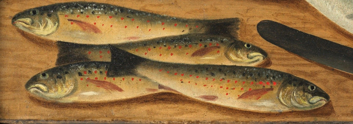 "Salmon And Trout on the Supper Table"