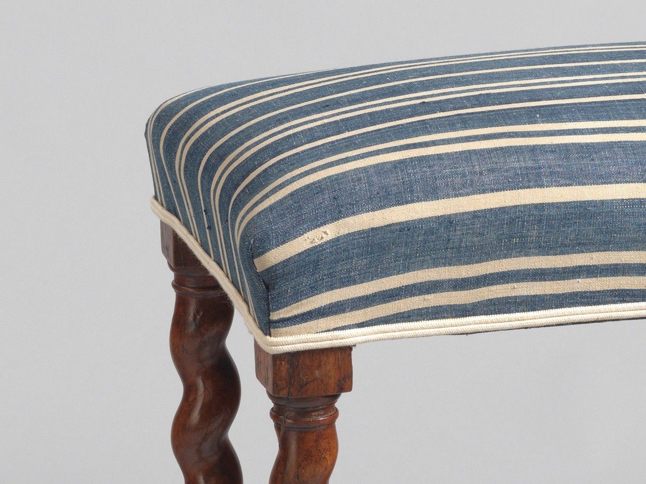 William and Mary Period Spiral Turned Stool