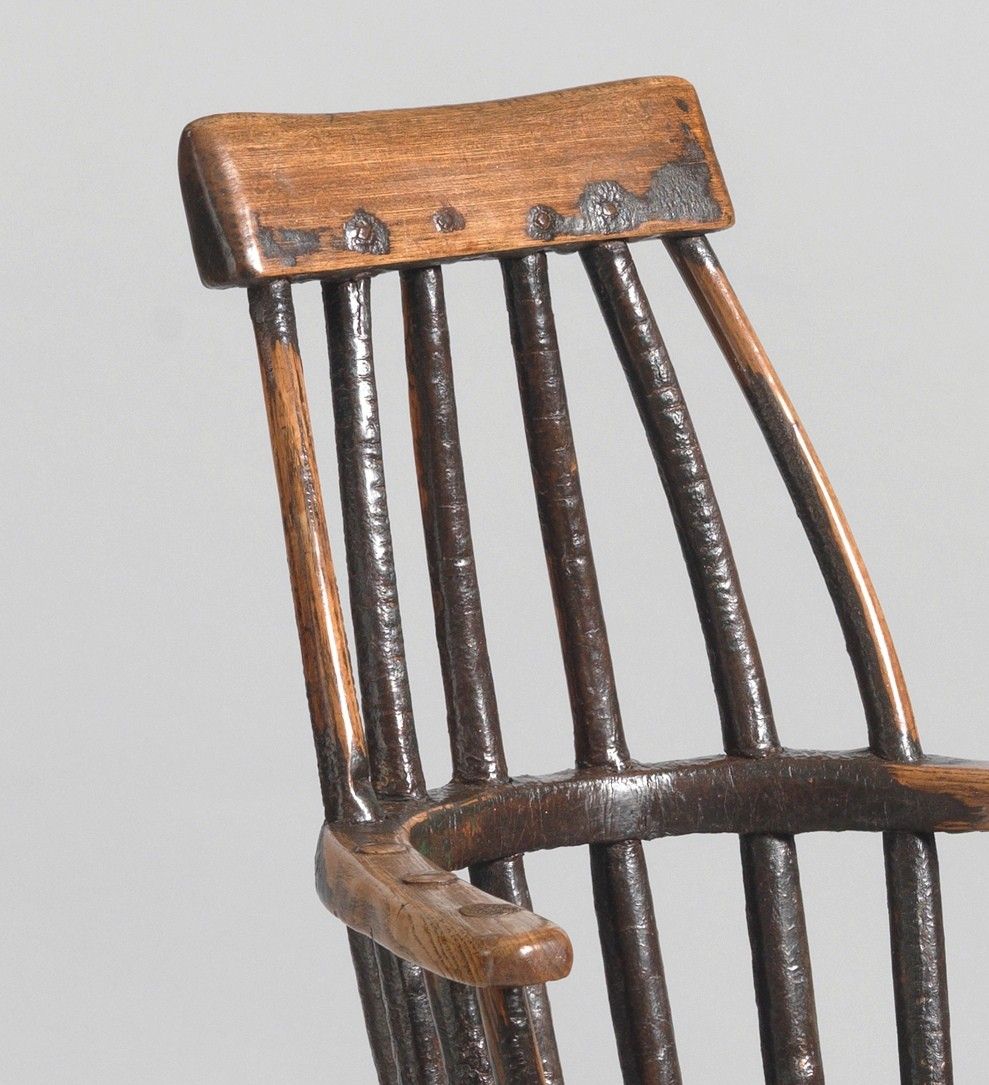 Exceptional Early “Lobster Pot” Form Child's Chair