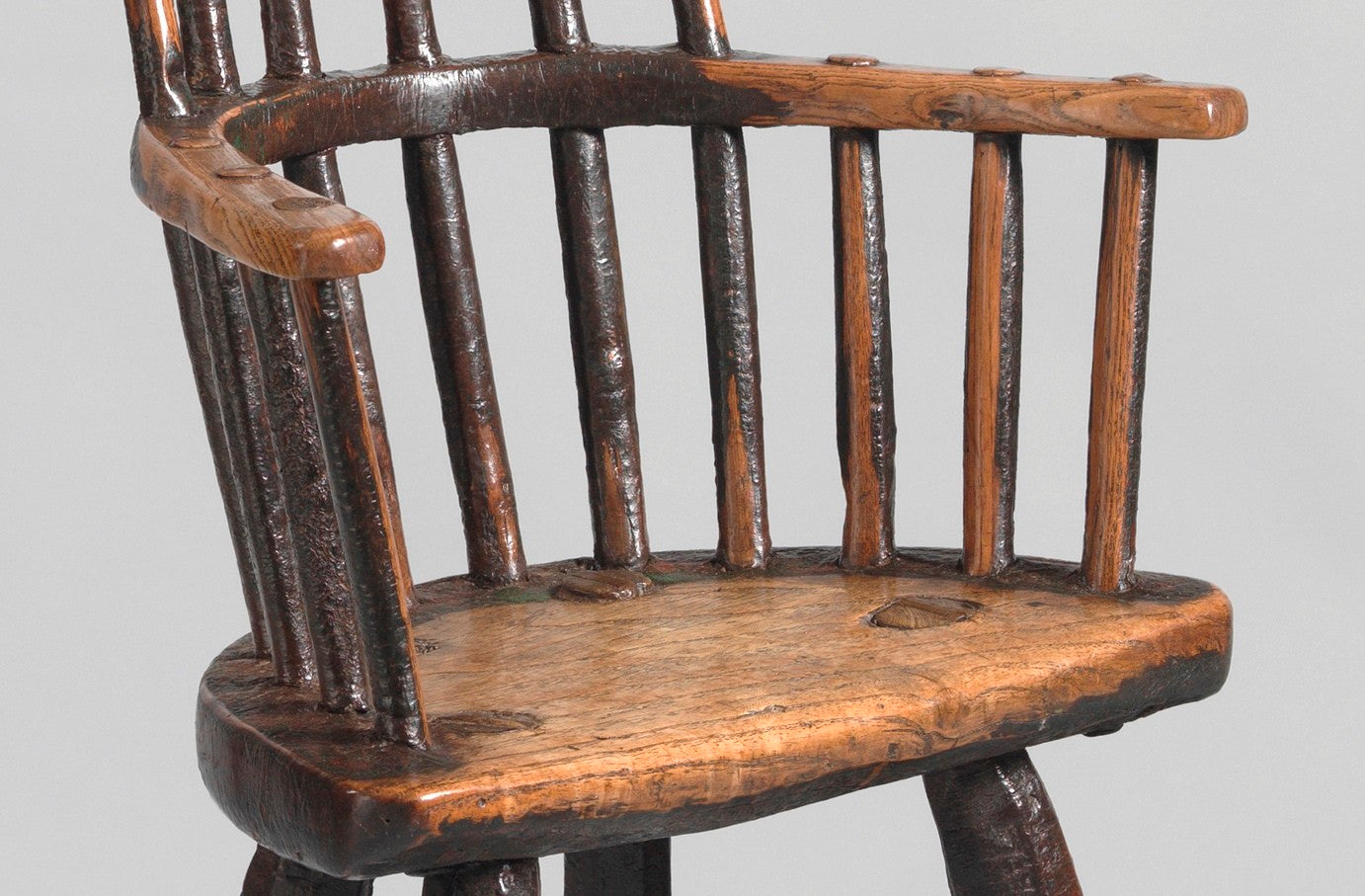 Exceptional Early “Lobster Pot” Form Child's Chair