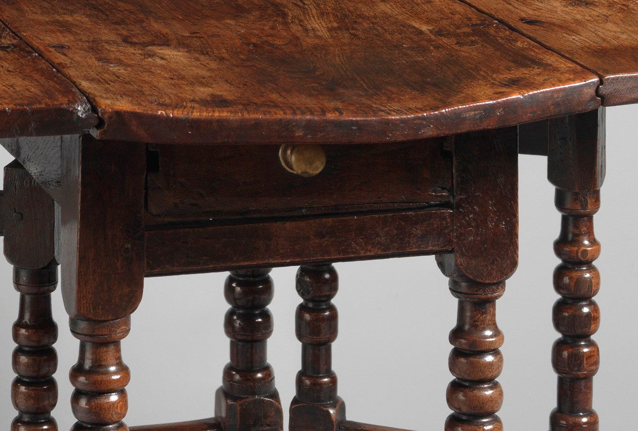 Characterful Early Oval Drop Leaf Table