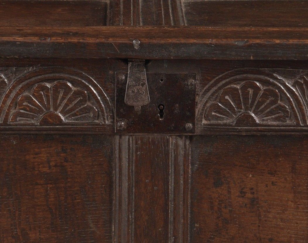 Small Charles II Panelled Chest.