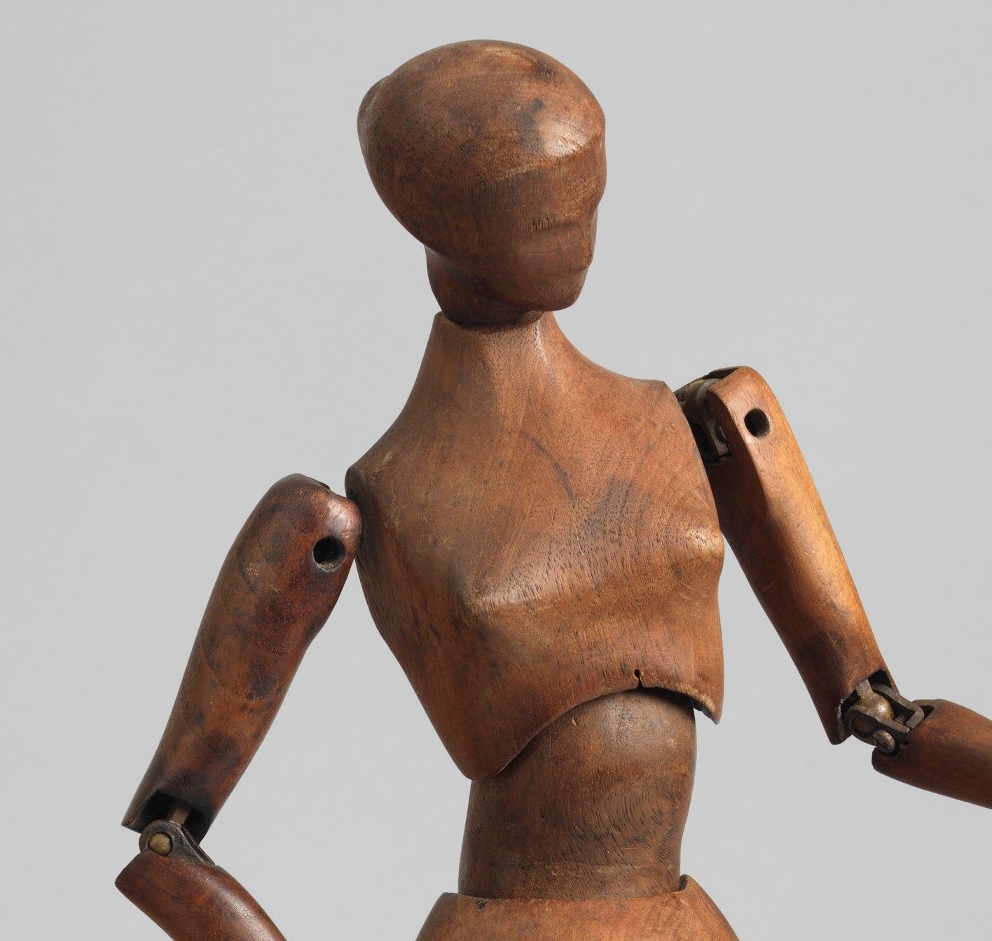 Unusual Large Modernist Artist's Female Lay Figure