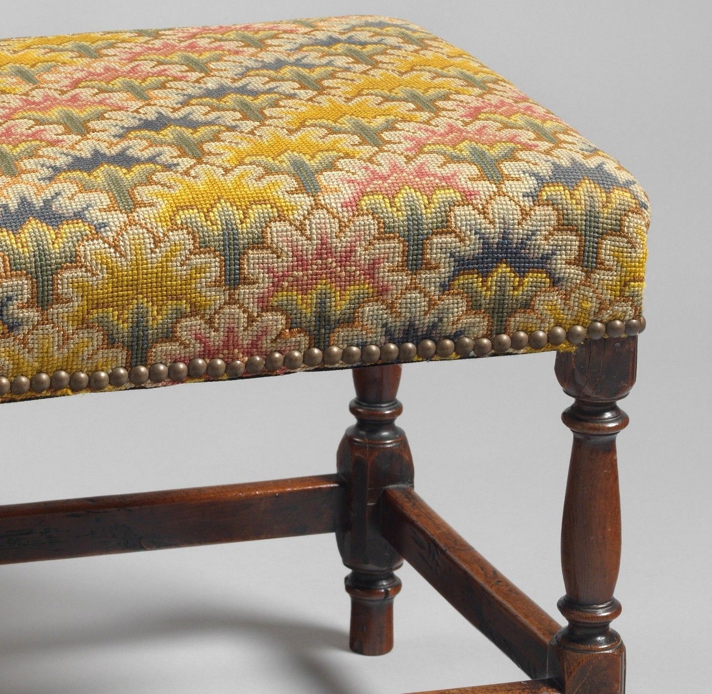 Fine and Rare William and Mary Stool