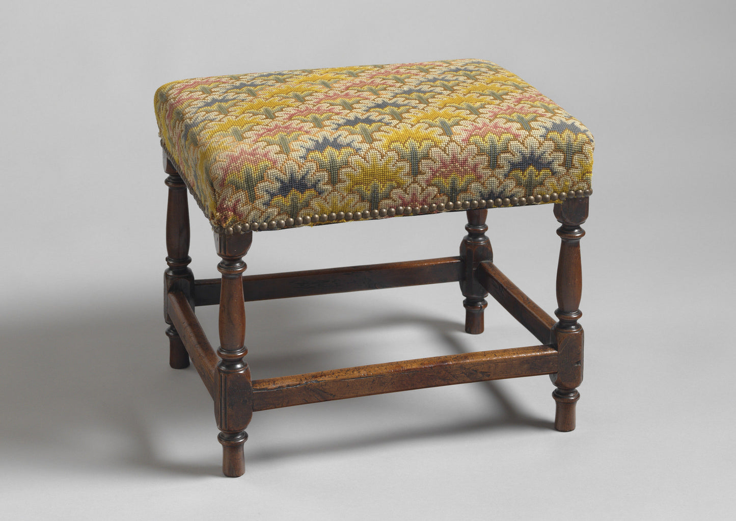 Fine and Rare William and Mary Stool