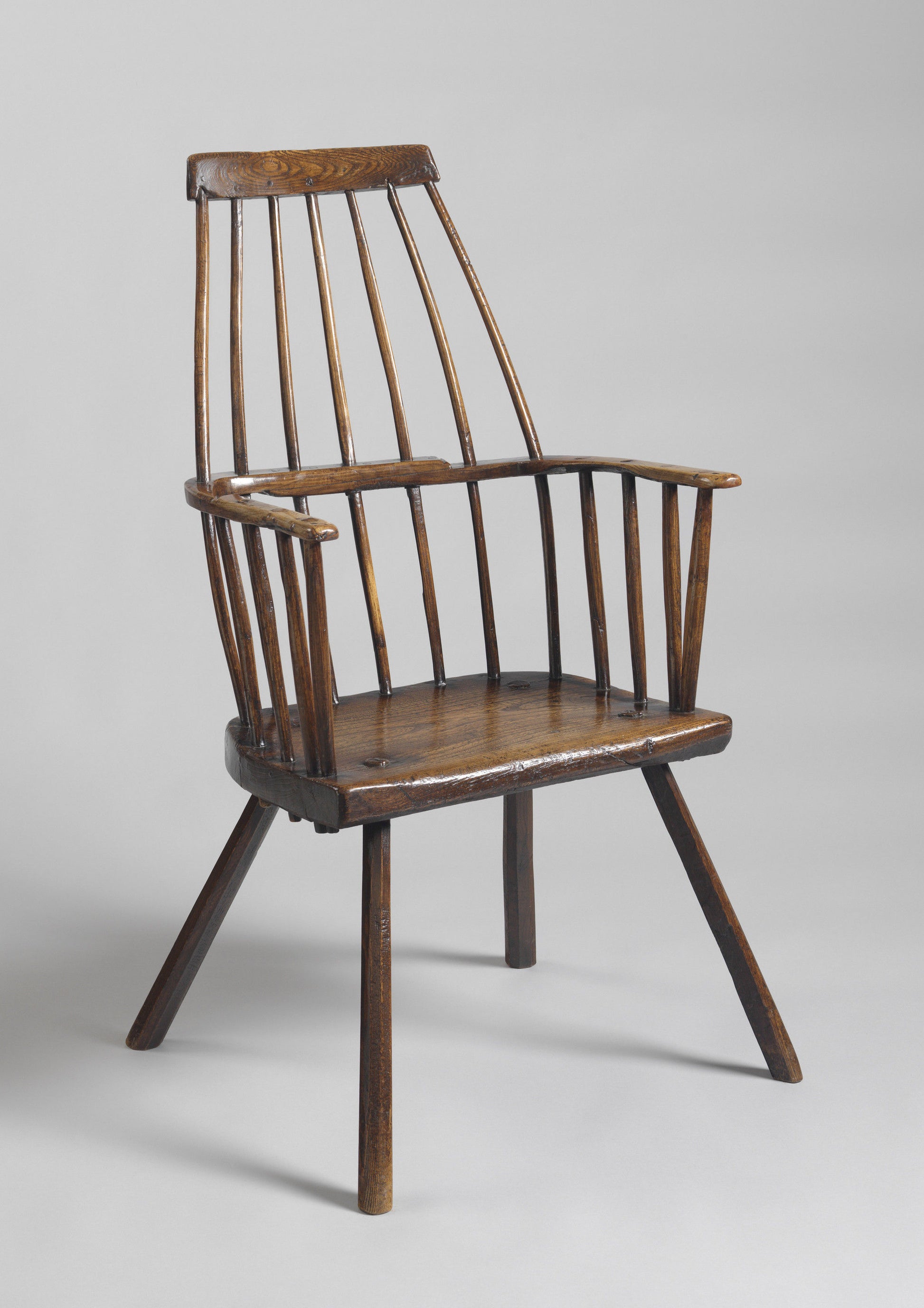 Prmitive Stylised 'Lobster Pot' Windsor Armchair