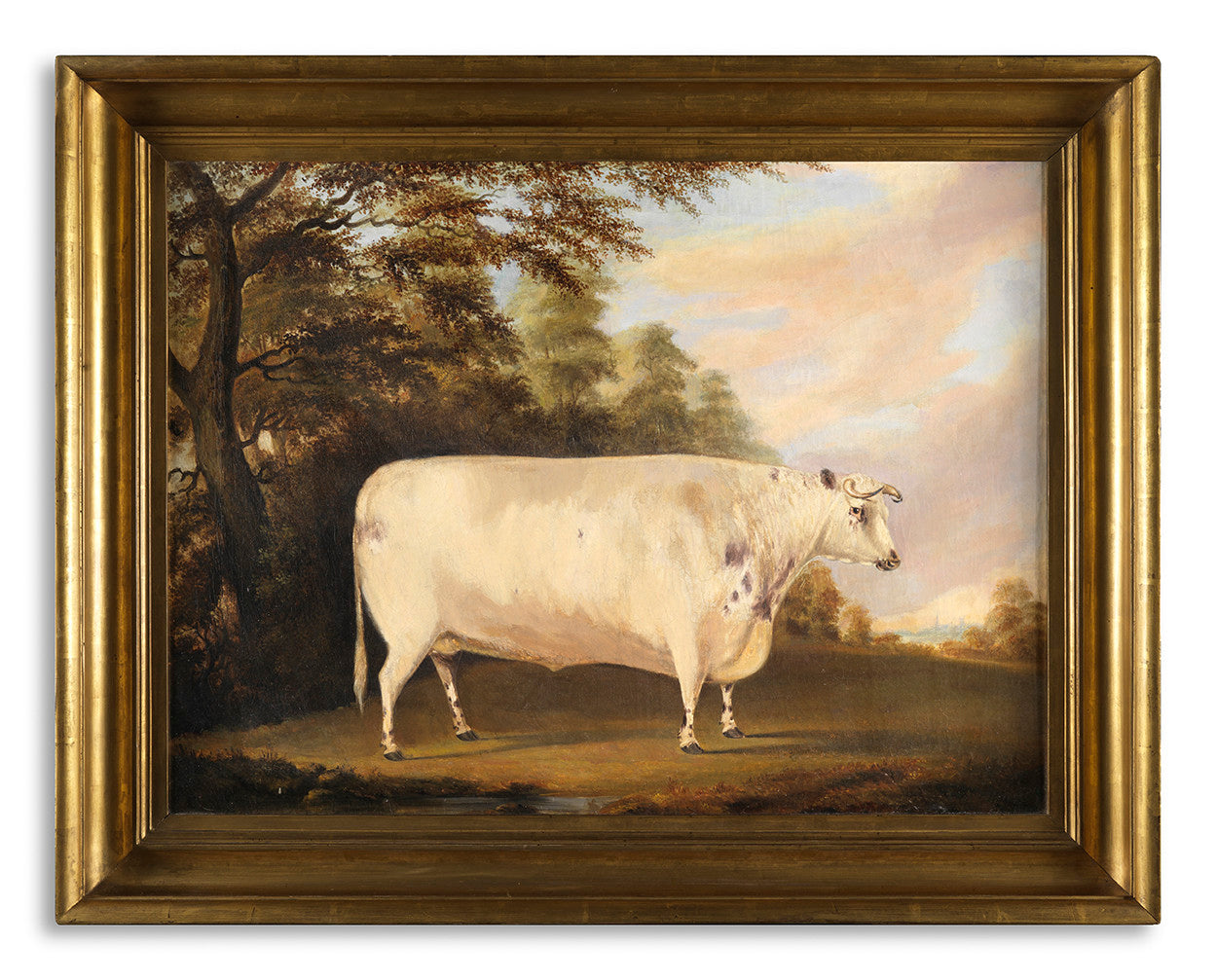 Fine English Nave School Livestock Painting