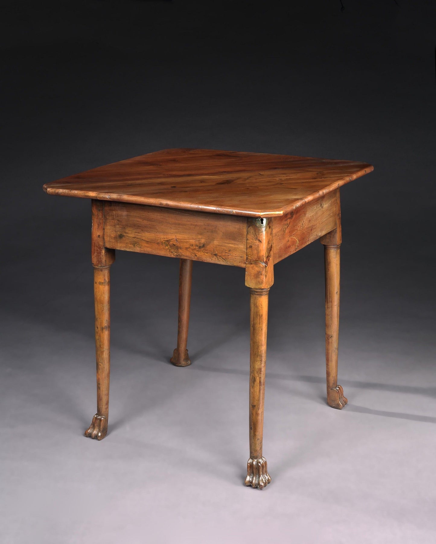 Early Irish Paw-Foot Triangular Gate-Leg Table