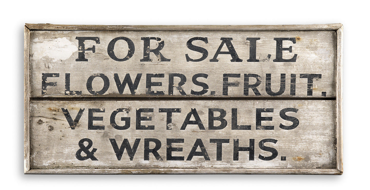 Smallholder's Trade Sign